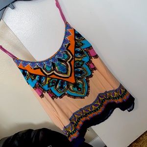 Western Crop tank top